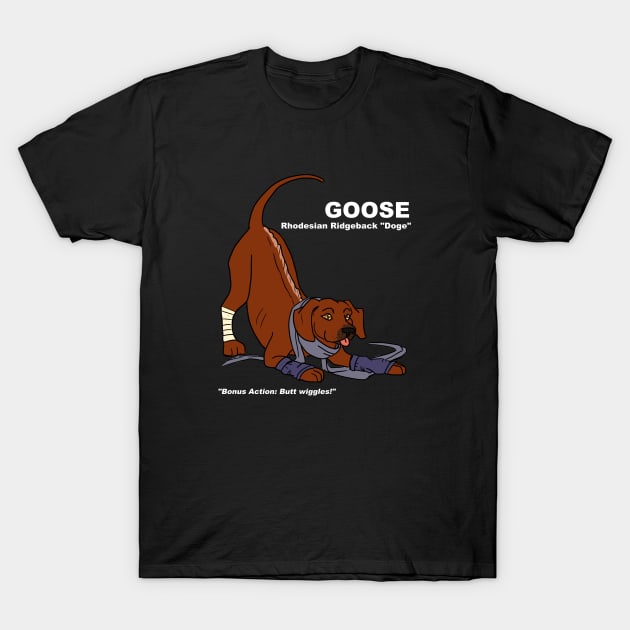 Rhodesian Ridgeback Rogue T-Shirt by DivineandConquer